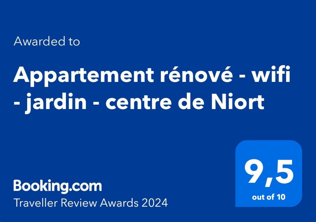 Appartement Renove - Wifi - Jardin - Centre De Niort Extérieur photo
